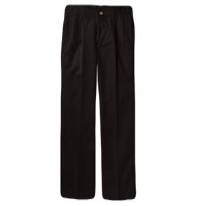 Chaps Boys' School Uniform Pleated Twill Pant